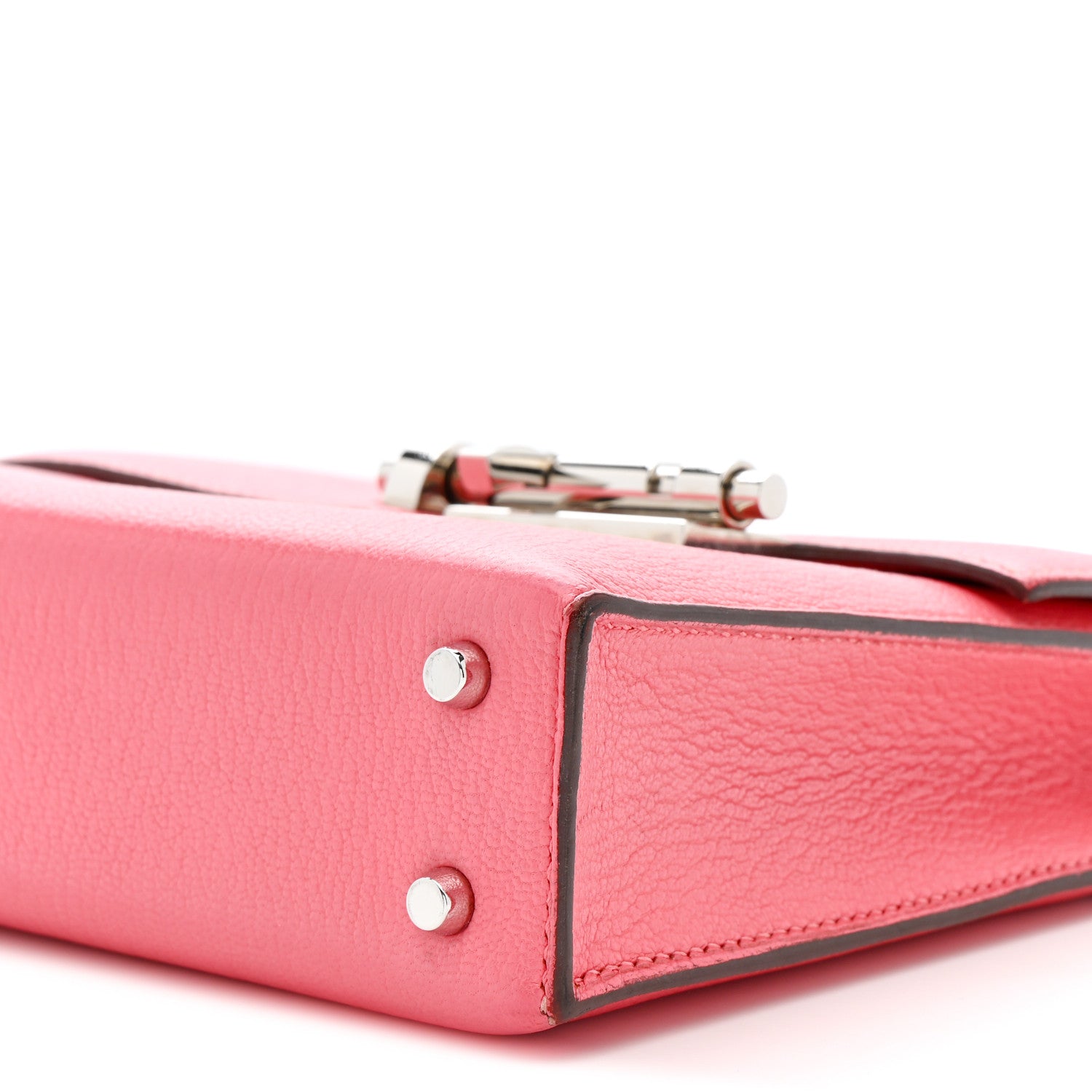 Hermes Chevre Mysore Mini Verrou Chaine Bag Rose Azalee 1777009