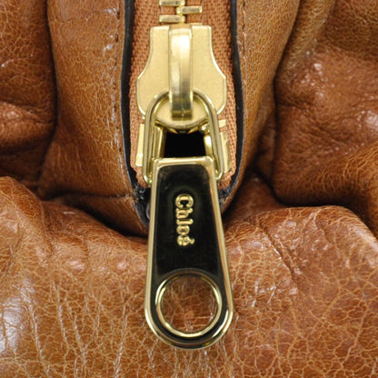 Chloe Leather Ethel Satchel Brown 7 of 11