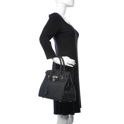 Hermes Togo Birkin 30 Black 2 of 34