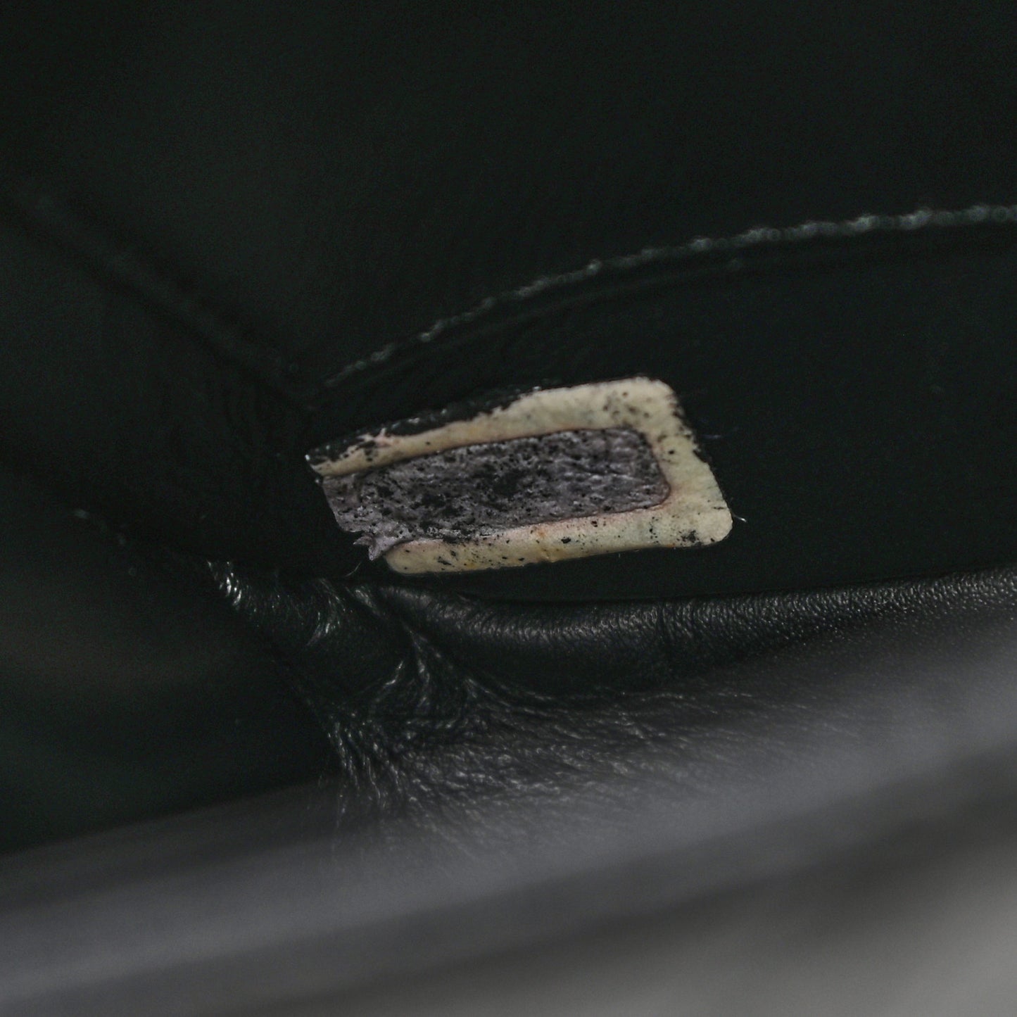 Lambskin Quilted Small Single Flap Black