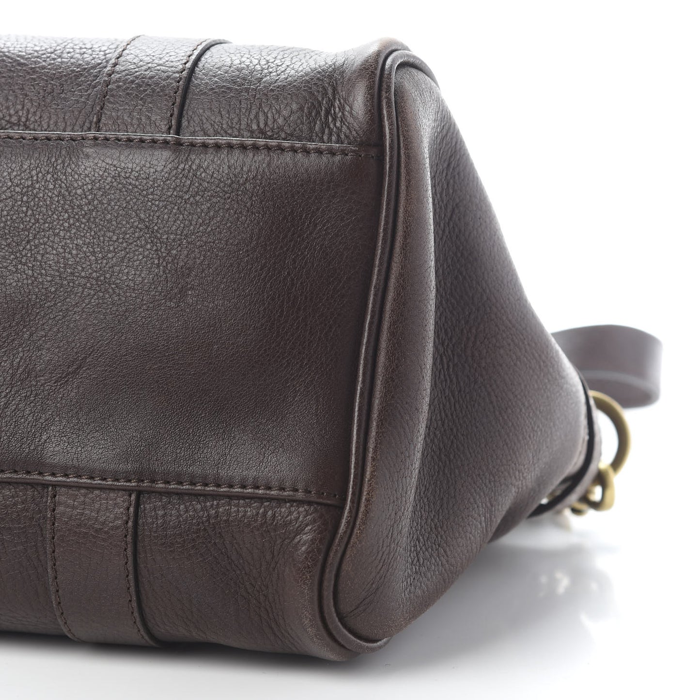 Natural Leather Small Bayswater Chocolate
