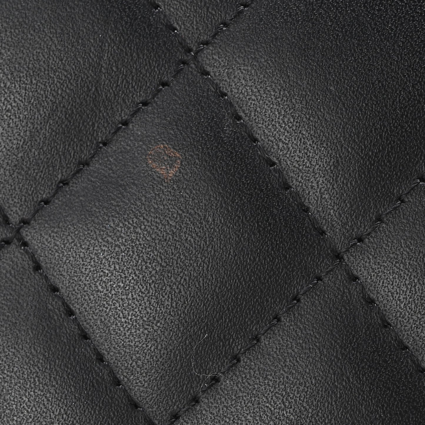 Calfskin Quilted Cambon Gusset Flap Wallet Black