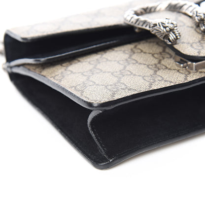 Gucci GG Supreme Monogram Mini Dionysus Shoulder Bag Black 9 of 13