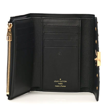 Louis Vuitton Taurillon Capucines Studded Compact Wallet Black 5 of 10