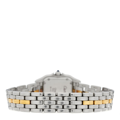 Cartier Stainless Steel 18K Yellow Gold 22mm Panthere Quartz Watch 3 of 5