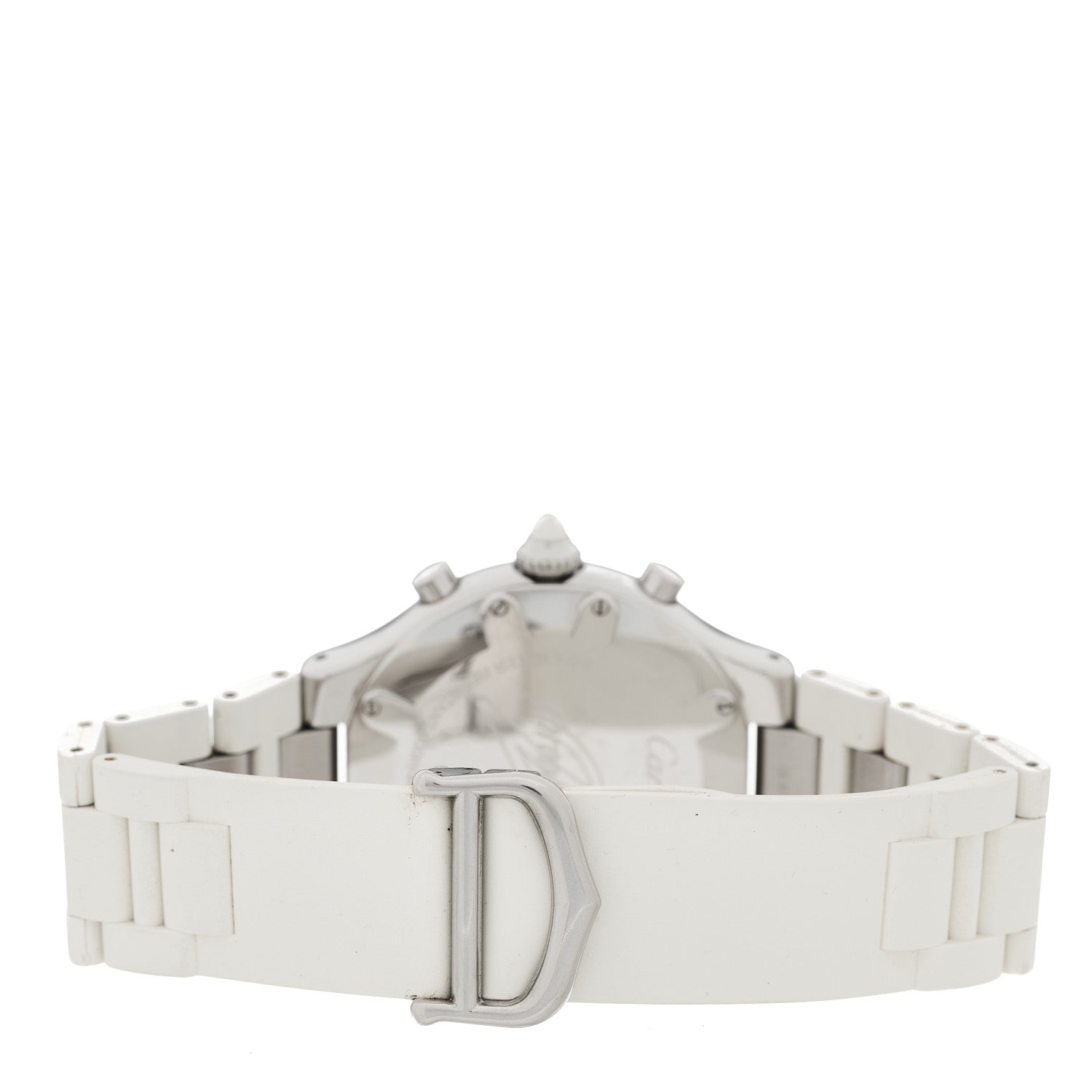 Cartier Stainless Steel Rubber 38mm Must 21 Chronoscaph Quartz Watch 3 of 4