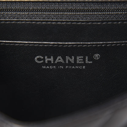 Chanel Lambskin Chevron Quilted Mini Square Flap So Black 6 of 9