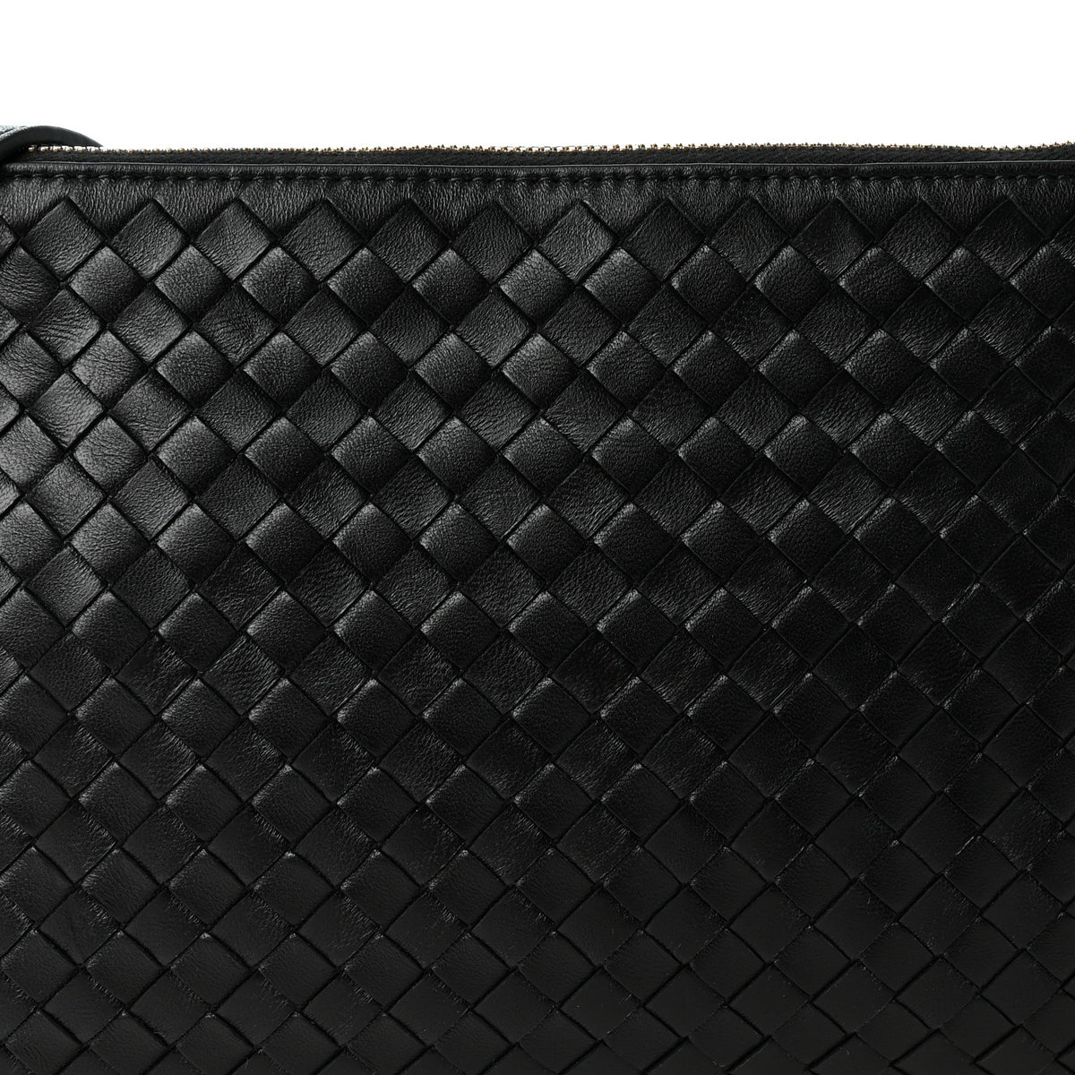 Nappa Intrecciato Medium Piccolo Pouch  Black