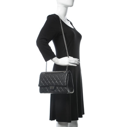 Chanel Aged Calfskin Quilted 2.55 Reissue 226 Flap Black 2 of 9