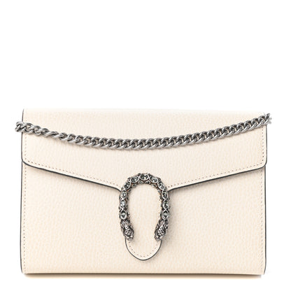 Gucci Dollar Calfskin Mini Dionysus Chain Wallet Mystic White 1 of 9