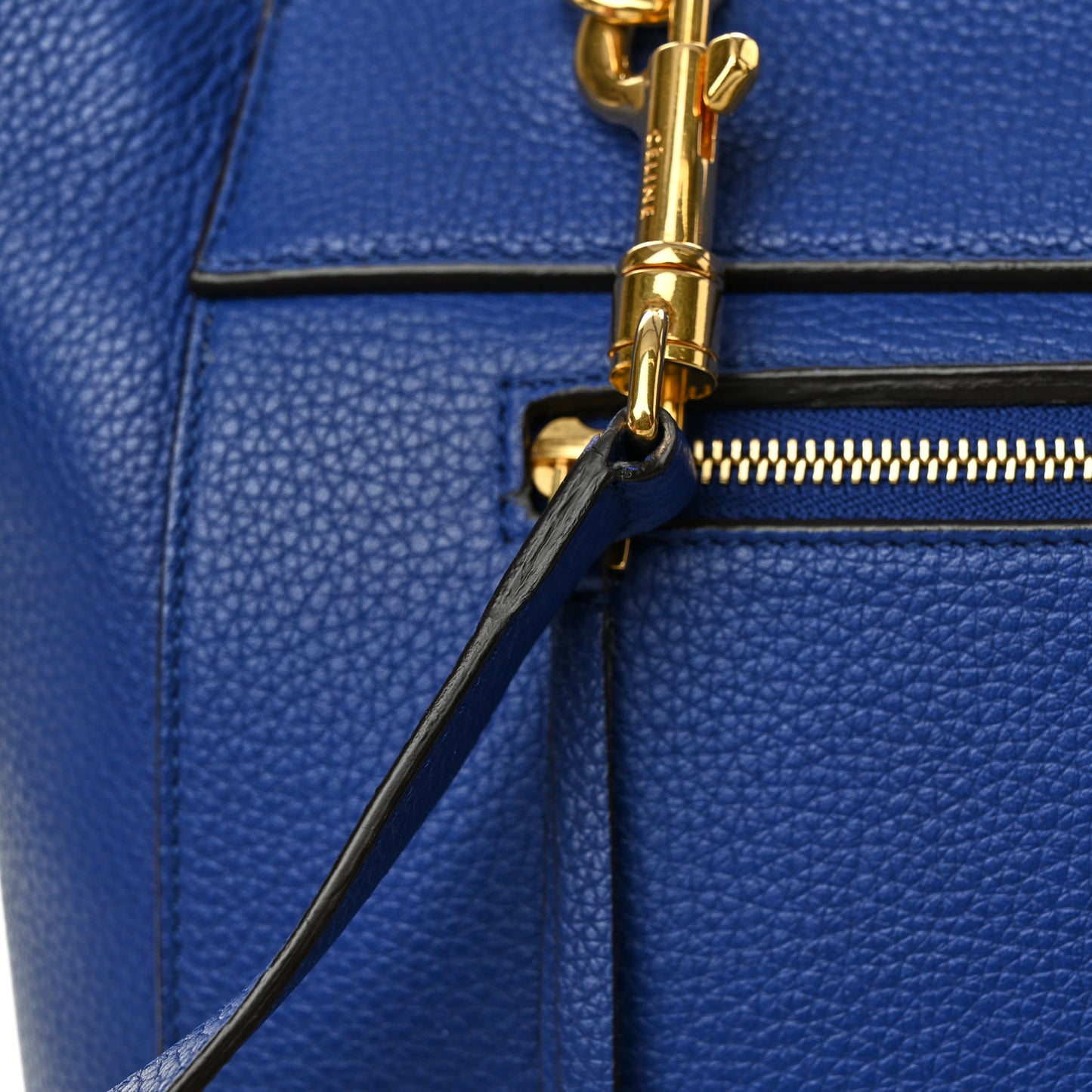 Grained Calfskin Mini Belt Bag Indigo