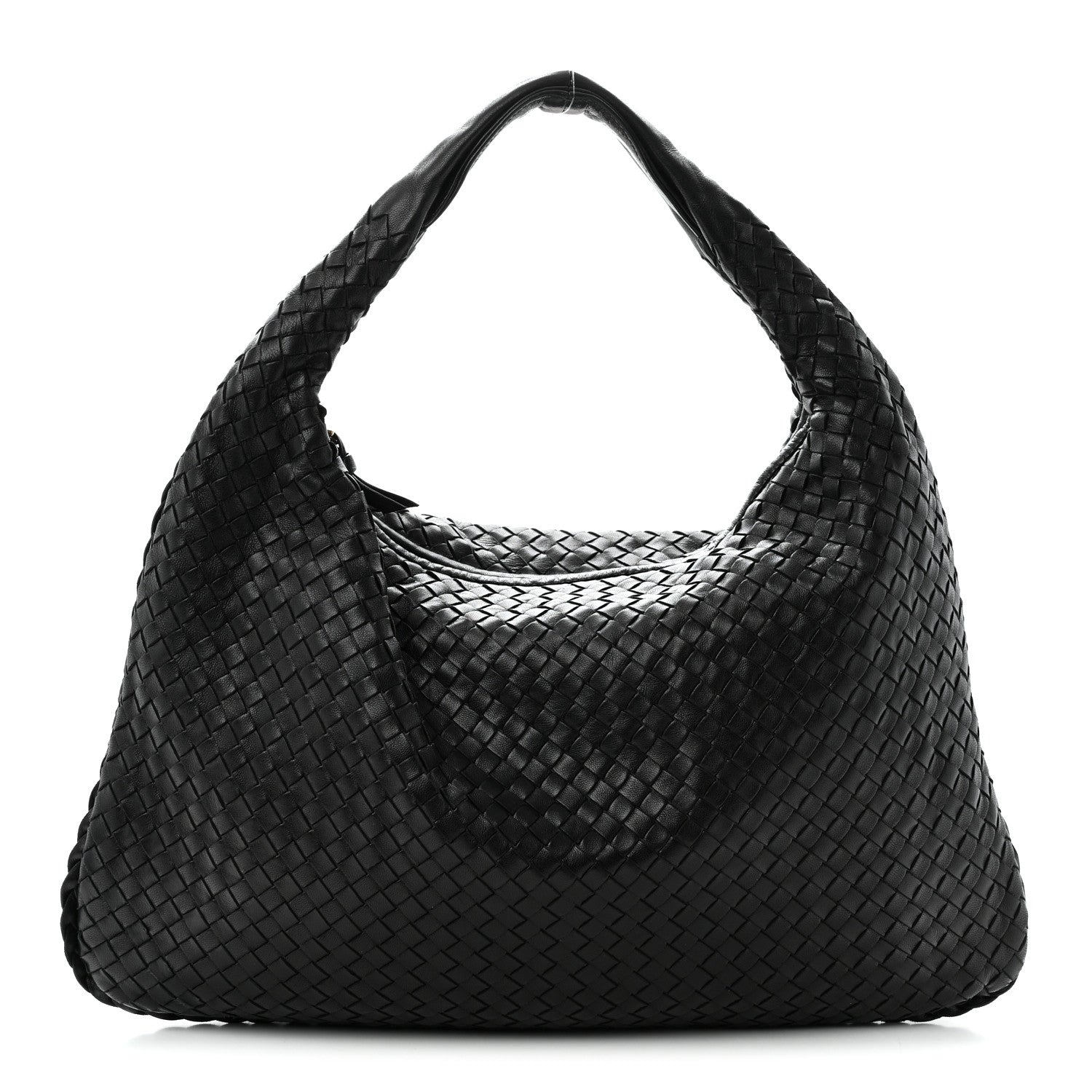 Bottega Veneta Nappa Intrecciato Large Veneta Hobo Black 1 of 11