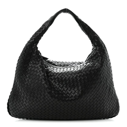 Bottega Veneta Nappa Intrecciato Large Veneta Hobo Black 1 of 11