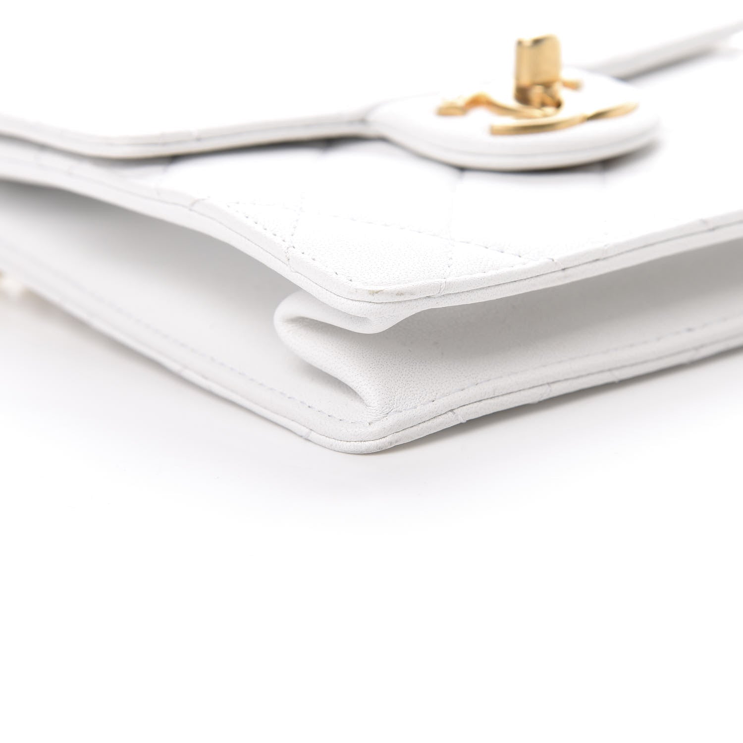 Chanel Lambskin Quilted Chic Pearls Flap White 9 of 11