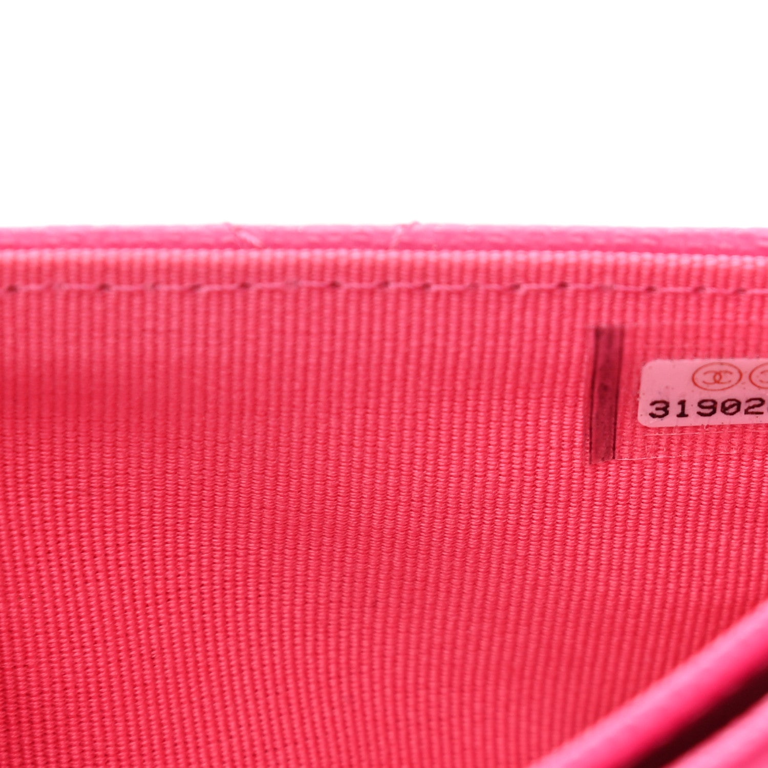 Chanel Caviar Quilted Medium Flap Wallet Dark Pink 8 of 9