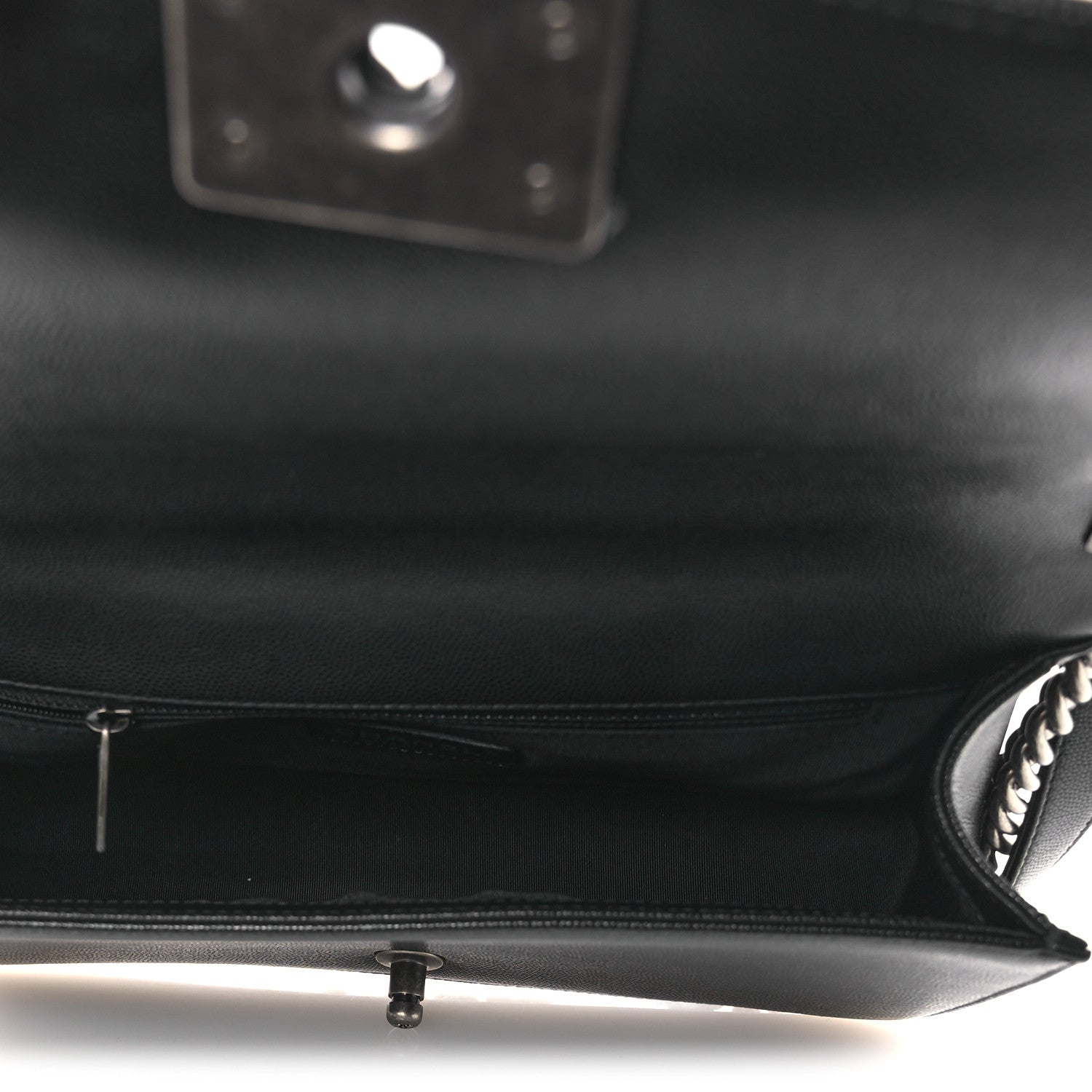 Chanel Caviar Quilted New Medium Boy Flap Black 5 of 12