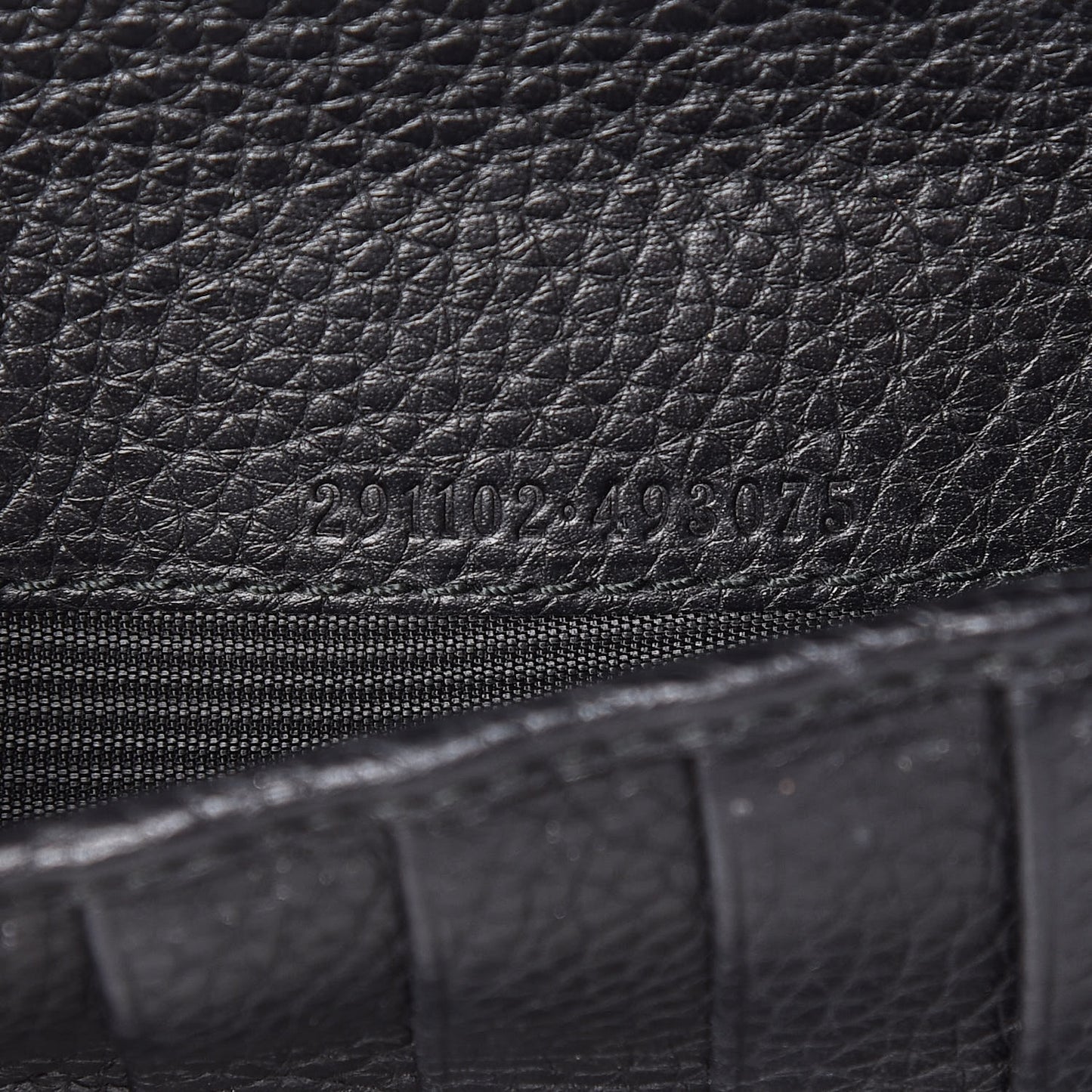 Calfskin Soho Zip Around Wallet Black