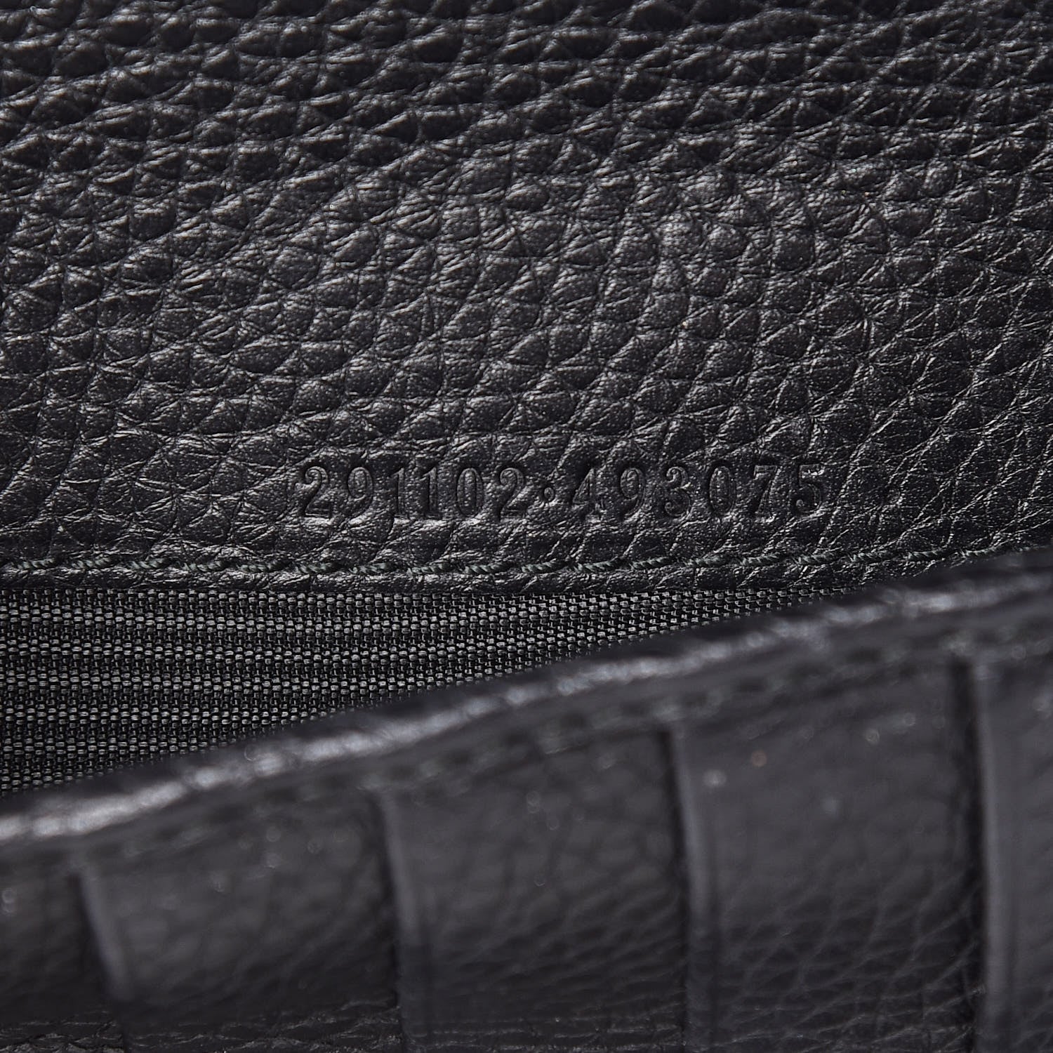 Gucci Calfskin Soho Zip Around Wallet Black 7 of 7