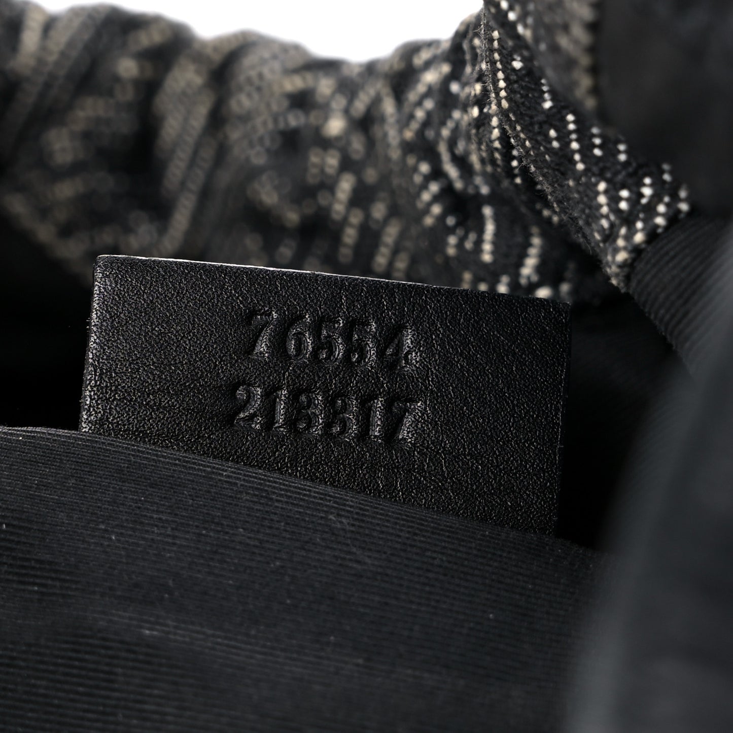 Denim Monogram Hobo Black