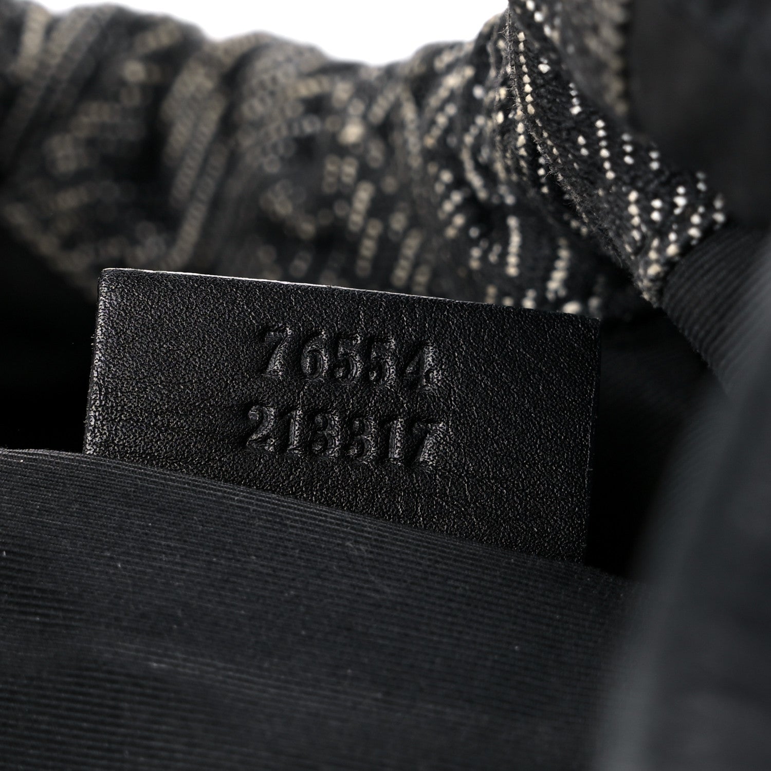 Gucci Denim Monogram Hobo Black 6 of 11