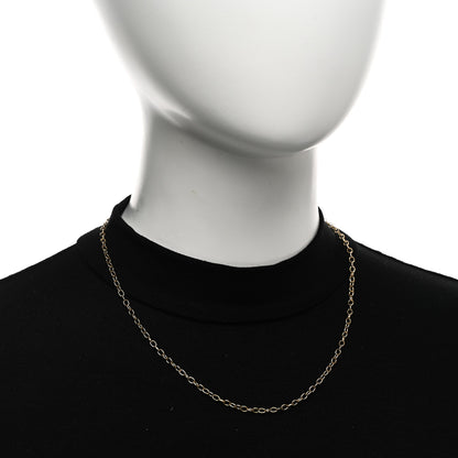 Temple St. Clair 18K Yellow Gold Extra Small Oval Chain Necklace 18" 2 of 5