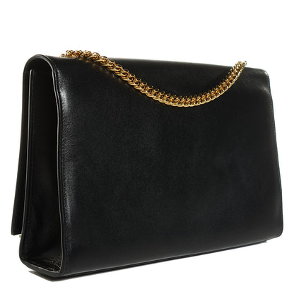Saint Laurent Smooth Calfskin Medium Classic Monogram Kate Tassel Satchel Black 3 of 9