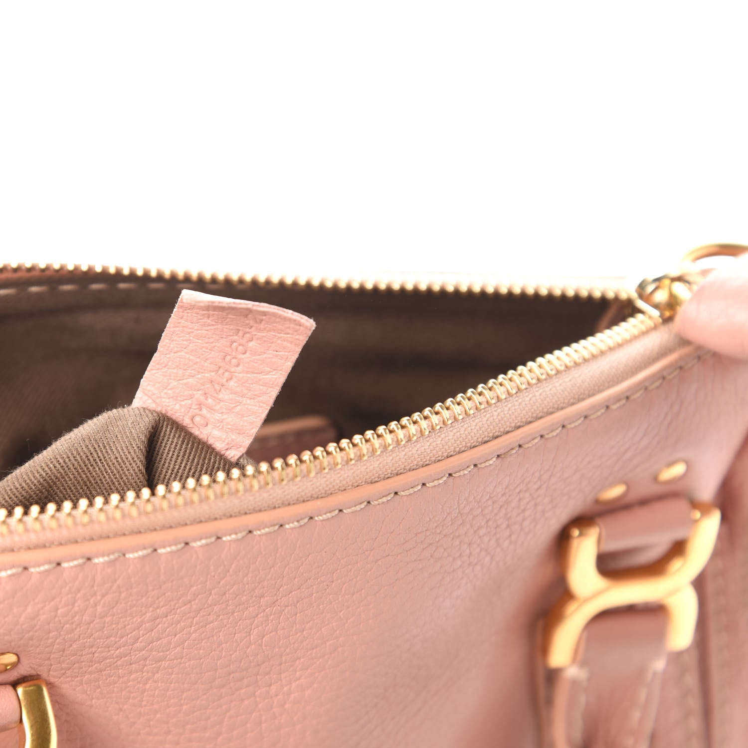 Chloe Calfskin Mini Marcie Satchel Light Pink 9 of 11