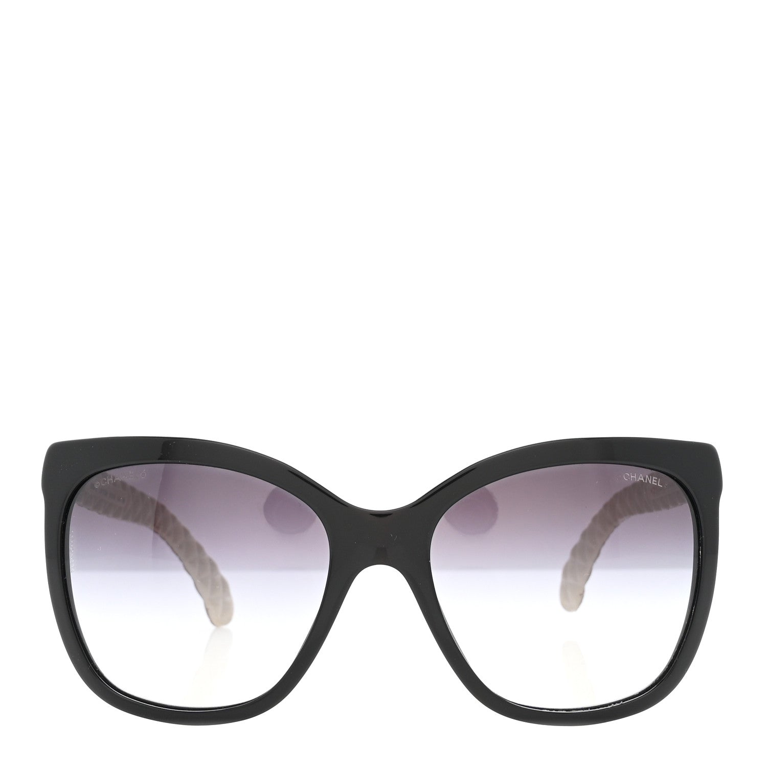 Chanel Quilted CC Sunglasses 5288-Q Black Tan 1835679 – FASHIONPHILE