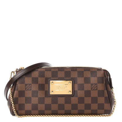 Louis Vuitton Damier Ebene Eva Clutch 1 of 10