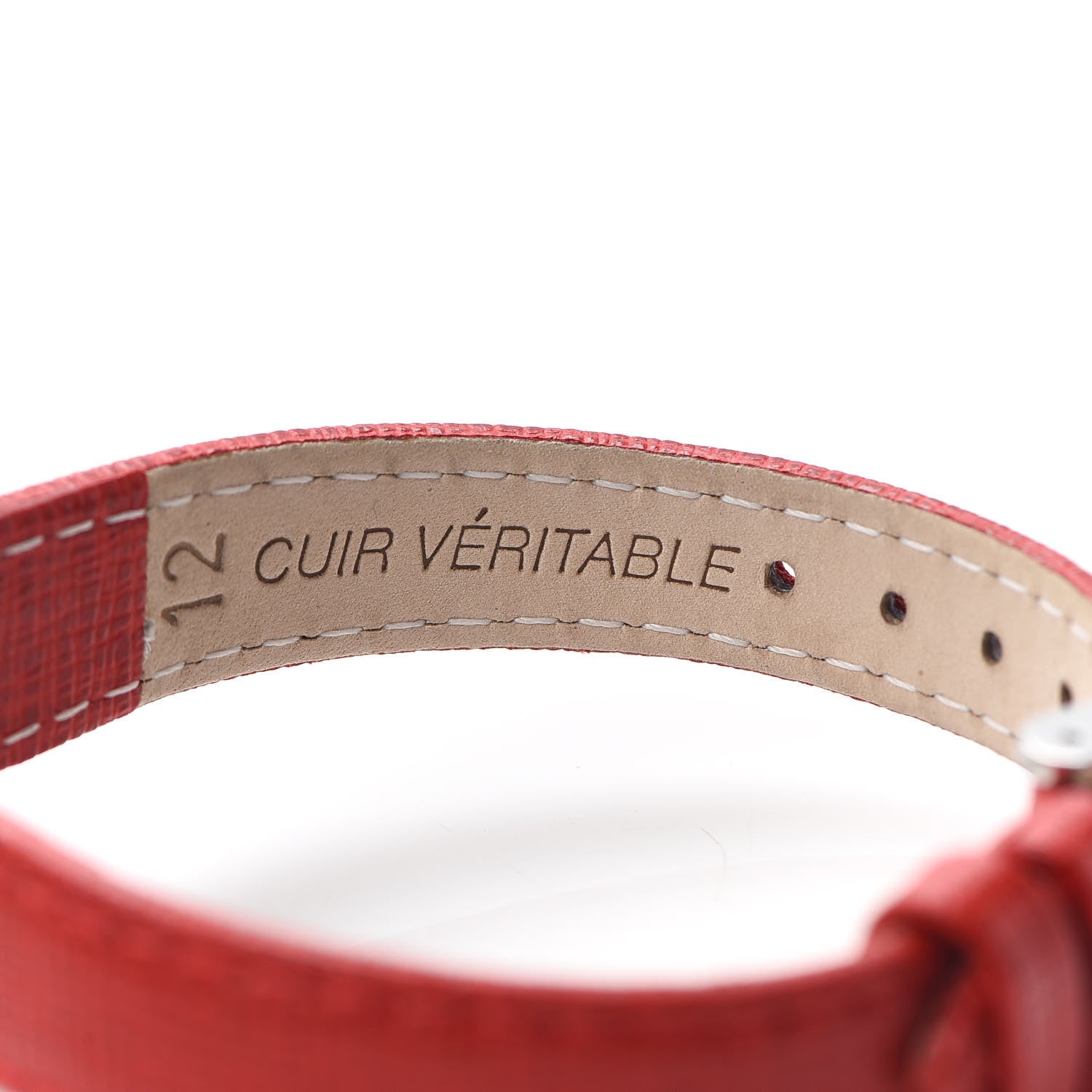 Fendi Stainless Steel Calfskin 28mm My Way Quartz Watch Red 6 of 8