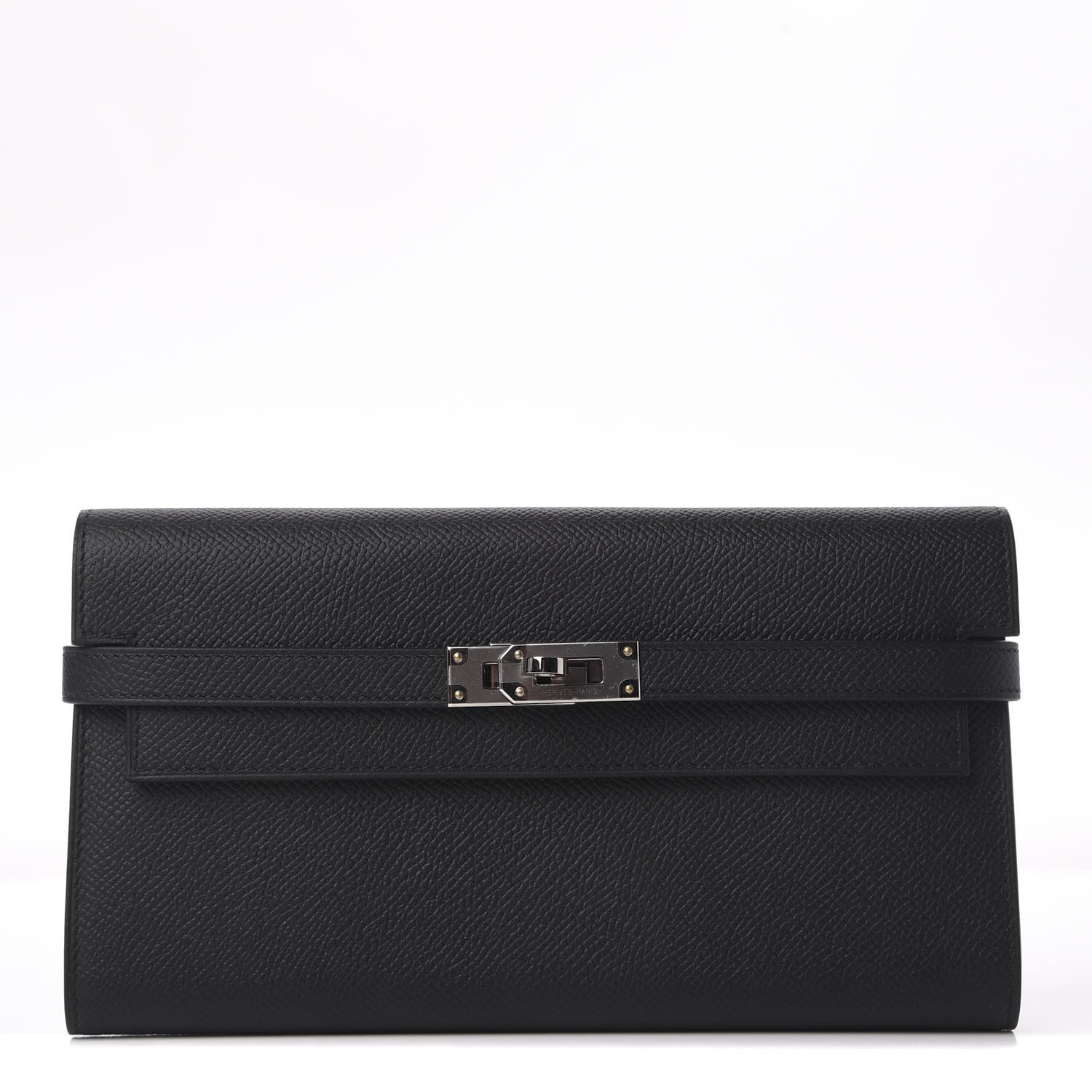 Hermes Epsom Kelly Longue Wallet Black 1 of 9