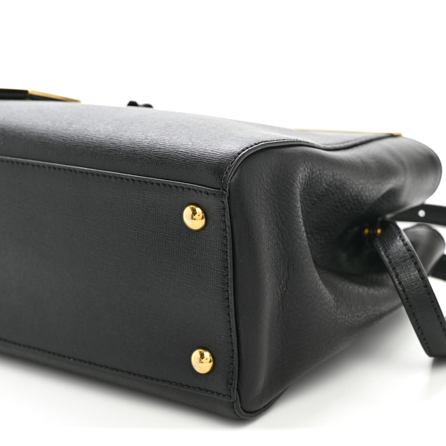 Fendi Vitello Elite Petite 2Jours Tote Black 10 of 10