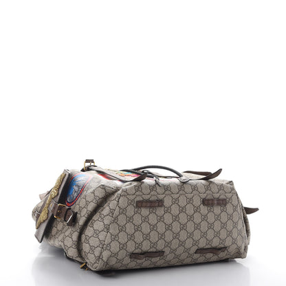 Gucci GG Supreme Monogram Embroidered Flap Backpack 4 of 7