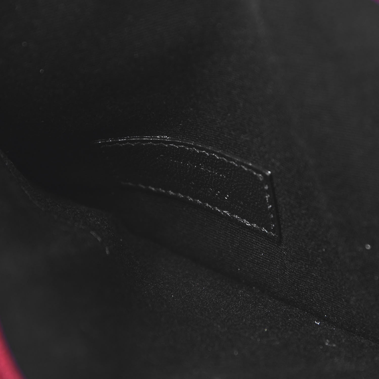Saint Laurent Grain De Poudre Uptown Pouch Red 7 of 8