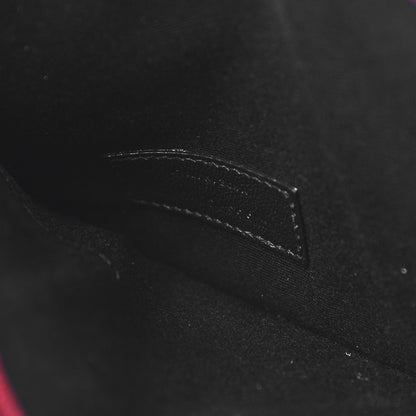Saint Laurent Grain De Poudre Uptown Pouch Red 7 of 8