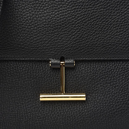 Tom Ford Calfskin Large T Clasp Tara Crossbody Bag Black 10 of 10