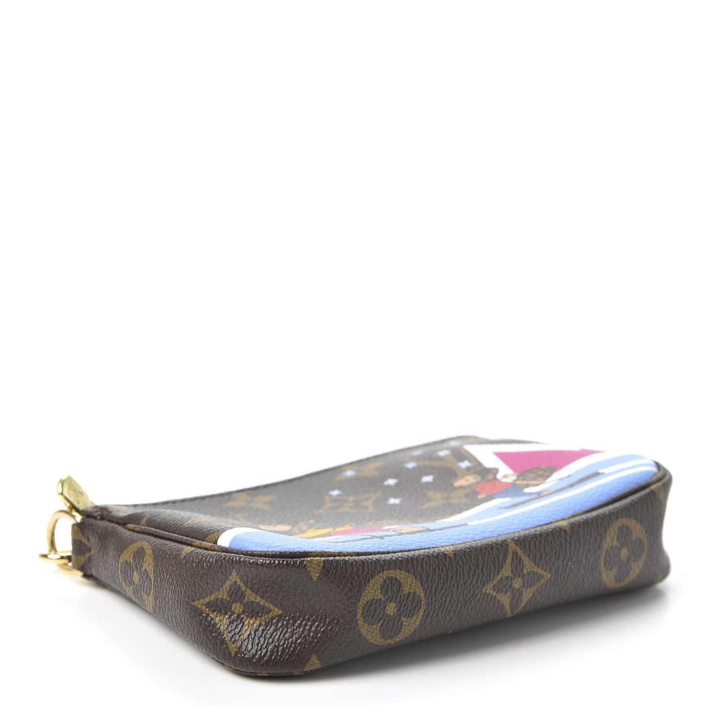 Monogram 2018 Christmas Animation Mini Bears Pochette Accessories