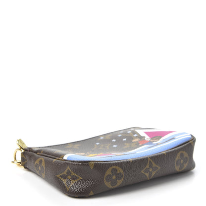 Louis Vuitton Monogram 2018 Christmas Animation Mini Bears Pochette Accessories 3 of 9