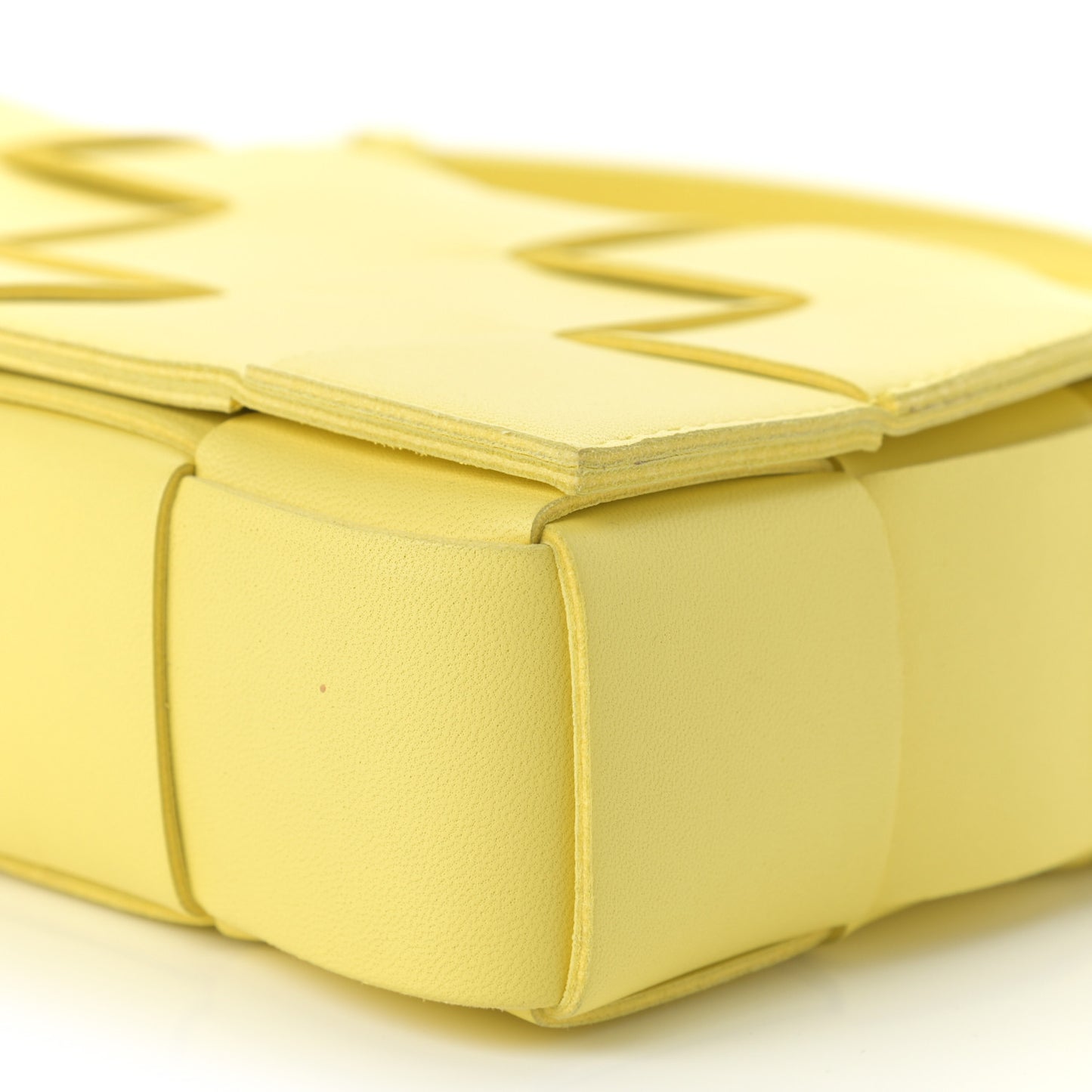 Nappa Maxi Intreccio Cassette Bag Butter