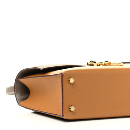 Hermes Epsom Bi-Color Verrou 21 Sesame Etoupe 6 of 7