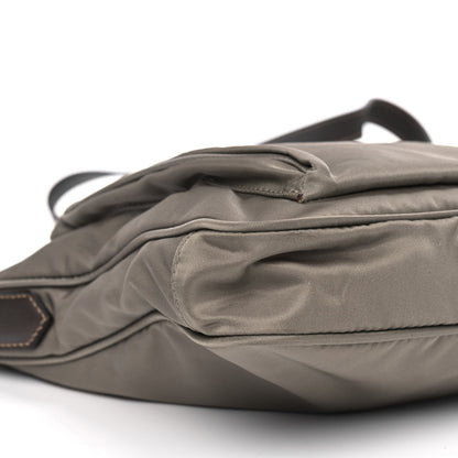 Prada Tessuto Nylon Saffiano Pocket Messenger Bag Mimetico 8 of 10