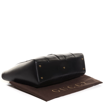 Gucci Calfskin Medium Lady Buckle Top Handle Bag Black 4 of 7