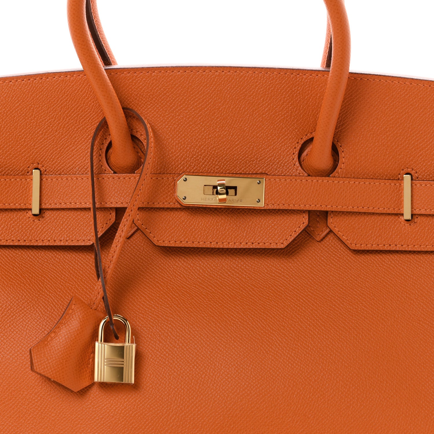 Hermes Epsom Birkin 35 Orange 7 of 12