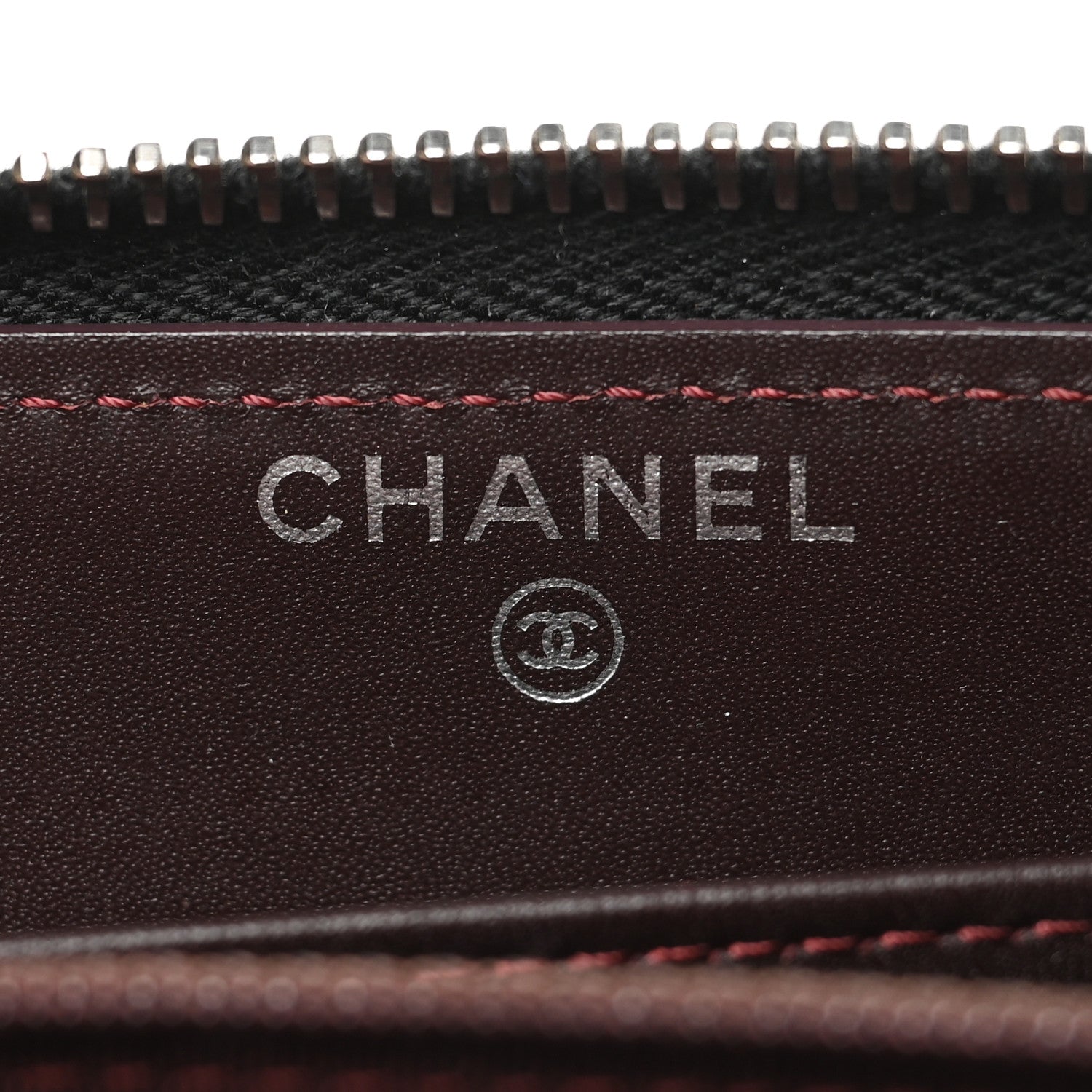 Chanel Caviar Quilted Large Gusset Zip Around Wallet Black 7 of 11