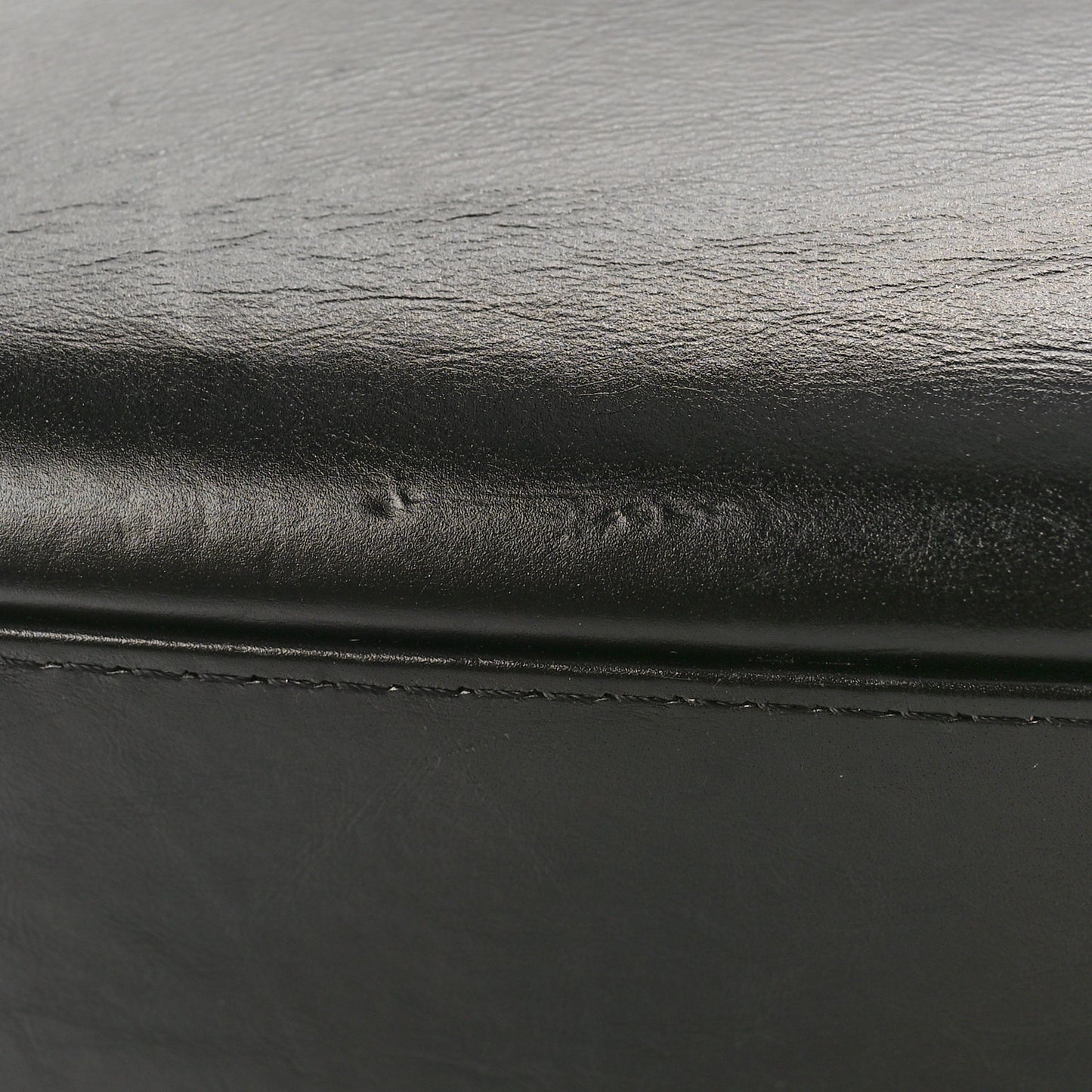 Aged Calfskin Quilted Medium Gabrielle Hobo Black