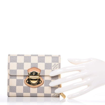 Louis Vuitton Damier Azur Joey Wallet 2 of 9