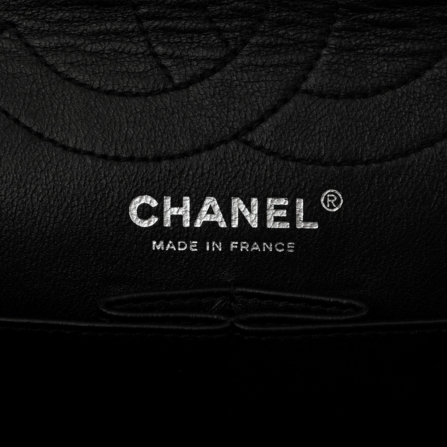 Chanel Metallic Calfskin Striped 2.55 Reissue 226 Flap Black 6 of 10
