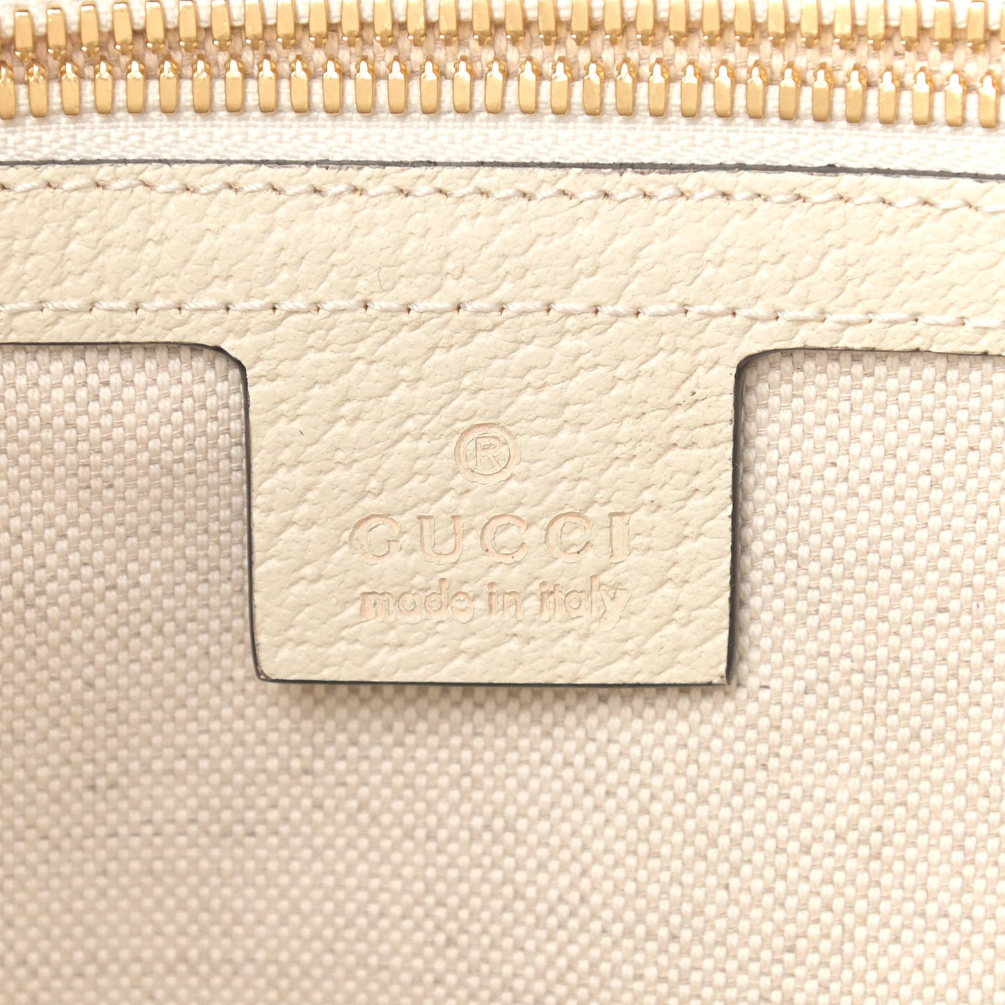 GG Supreme Monogram Flora Web Small Ophidia Half Moon Hobo White