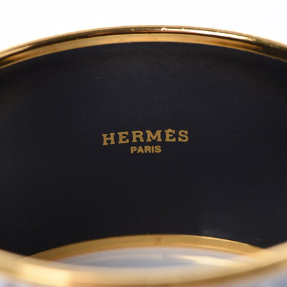 Hermes Enamel Printed Extra Wide Bracelet 65 4 of 5