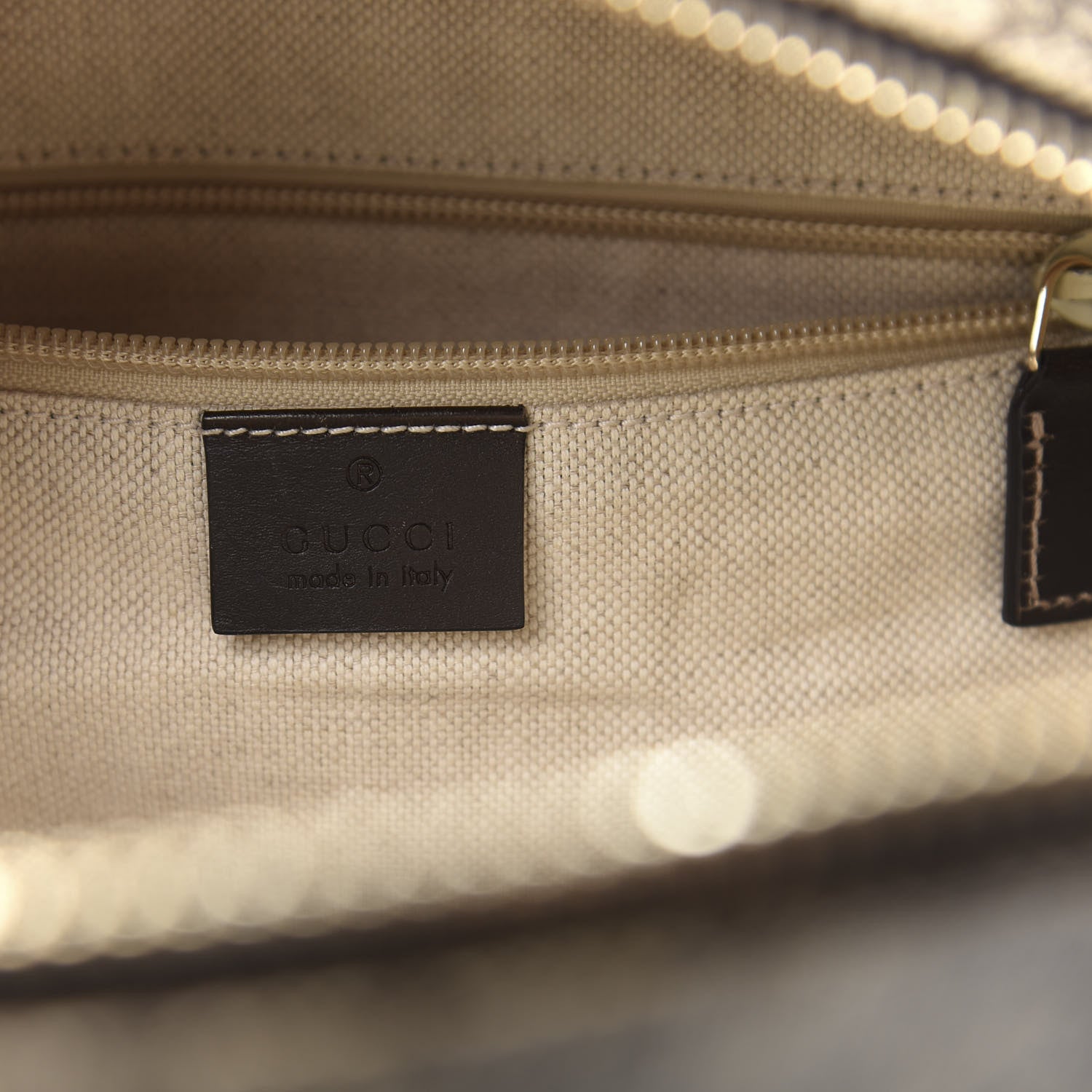 Gucci GG Supreme Monogram Medium Backpack Brown 7 of 10